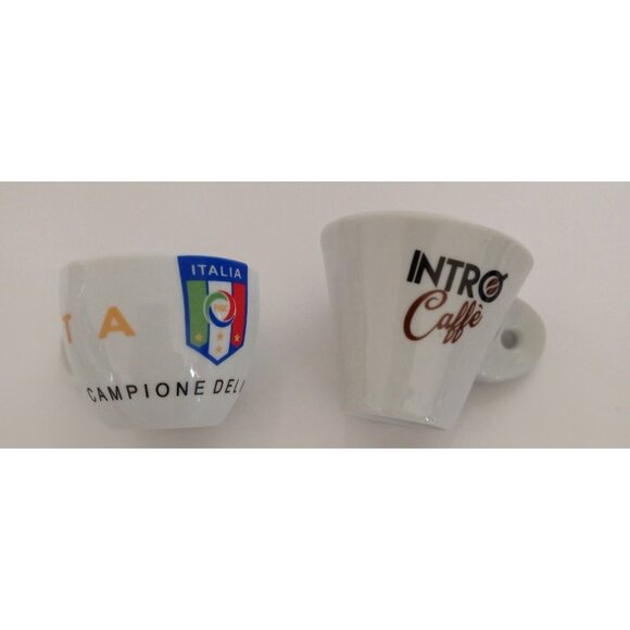 Italy Campione Del Mondo & Nitro Caffe Espresso Coffee Cups & Saucers Lot - Picture 13 of 16